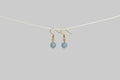 💫 22 € Edelsteinohrhänger mit Angelitperle 🌙 Stabilität 🌙 Selbstvertrauen 🌙 Loslassen 🌙 Reize mildern 🌙 Selbstvertrauen