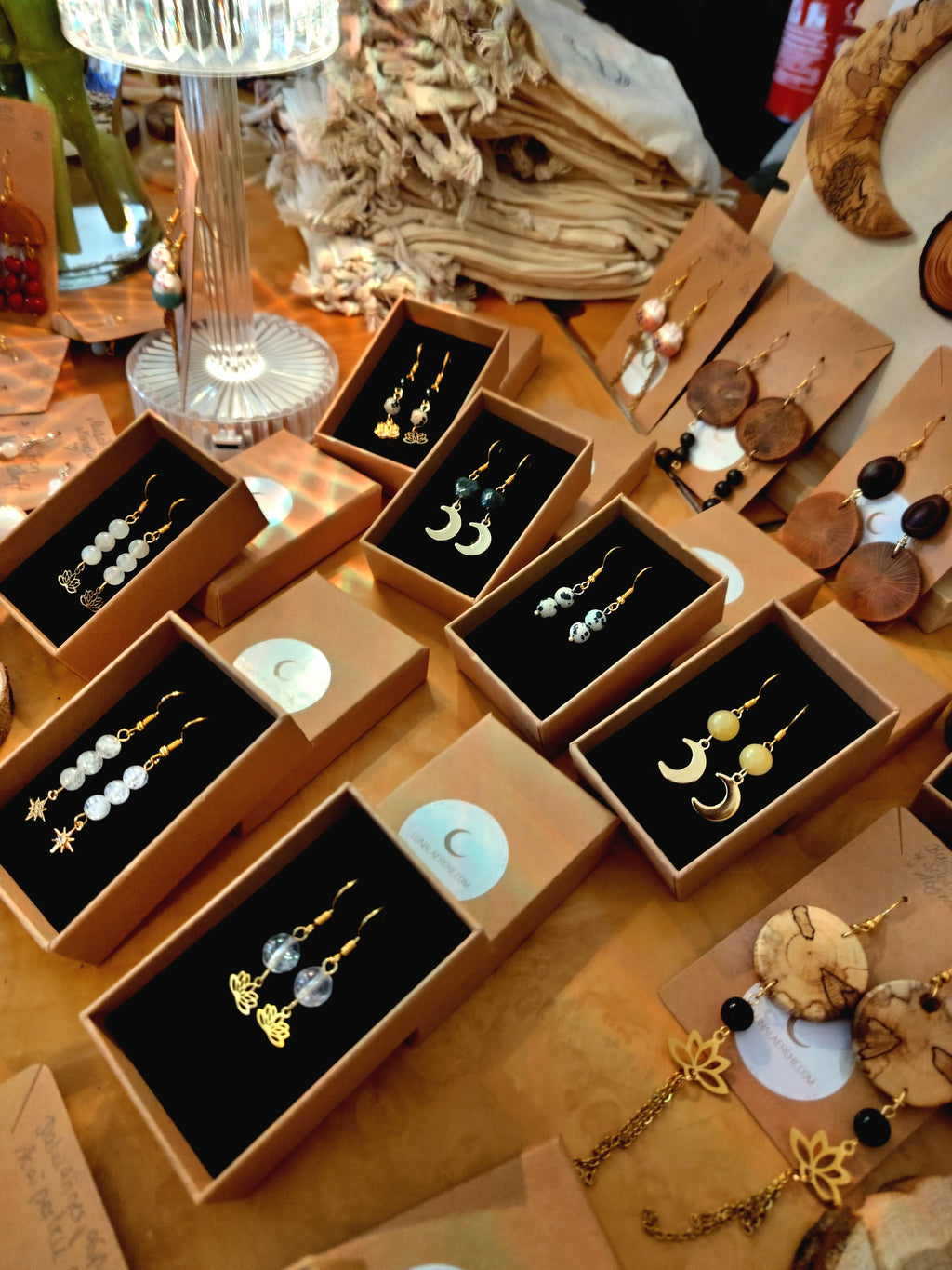 💫 20 € Zarte Dalmatinerjaspis - Ohrhänger 🌙 Leichtigkeit 🌙 Optimismus 🌙 Selbstbewusstsein