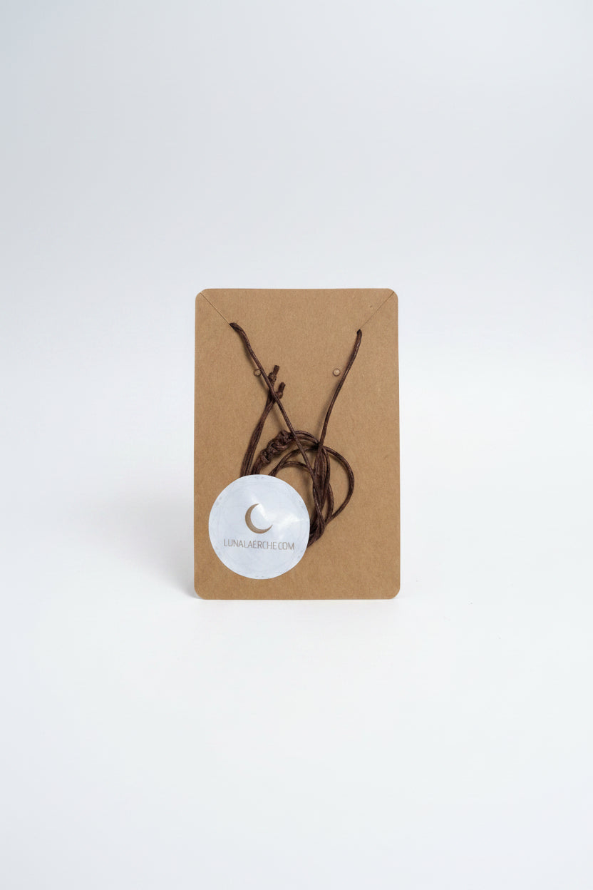 💫 20 € Herzholzkette mit verstellbarem Baumwollband und einer Buchenholzperle ❤️
