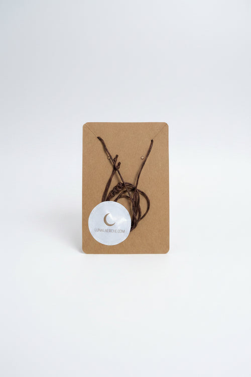 💫 20 € Herzholzkette mit verstellbarem Baumwollband und einer Buchenholzperle ❤️